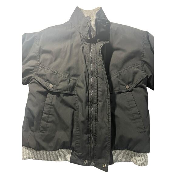 VTG Black Canyon Colorado Canvas Bomber Jacket Adult Quilted Insulated Unknwn SZ - Picture 4 of 13